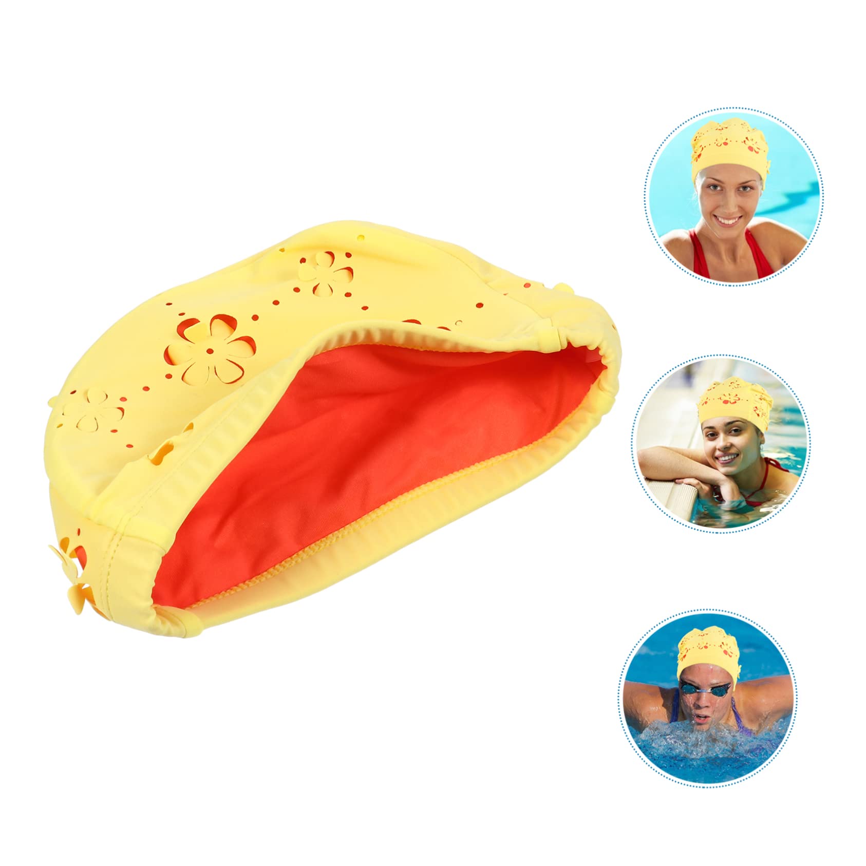 Sosoport Protección para Los Oídos Gorro De Natación para Adultos Gorro De Baño para Niños Gorro De Baño De Secado Rápido Gorro De Baño Práctico Proteger Las Orejas Gorro De Ducha para