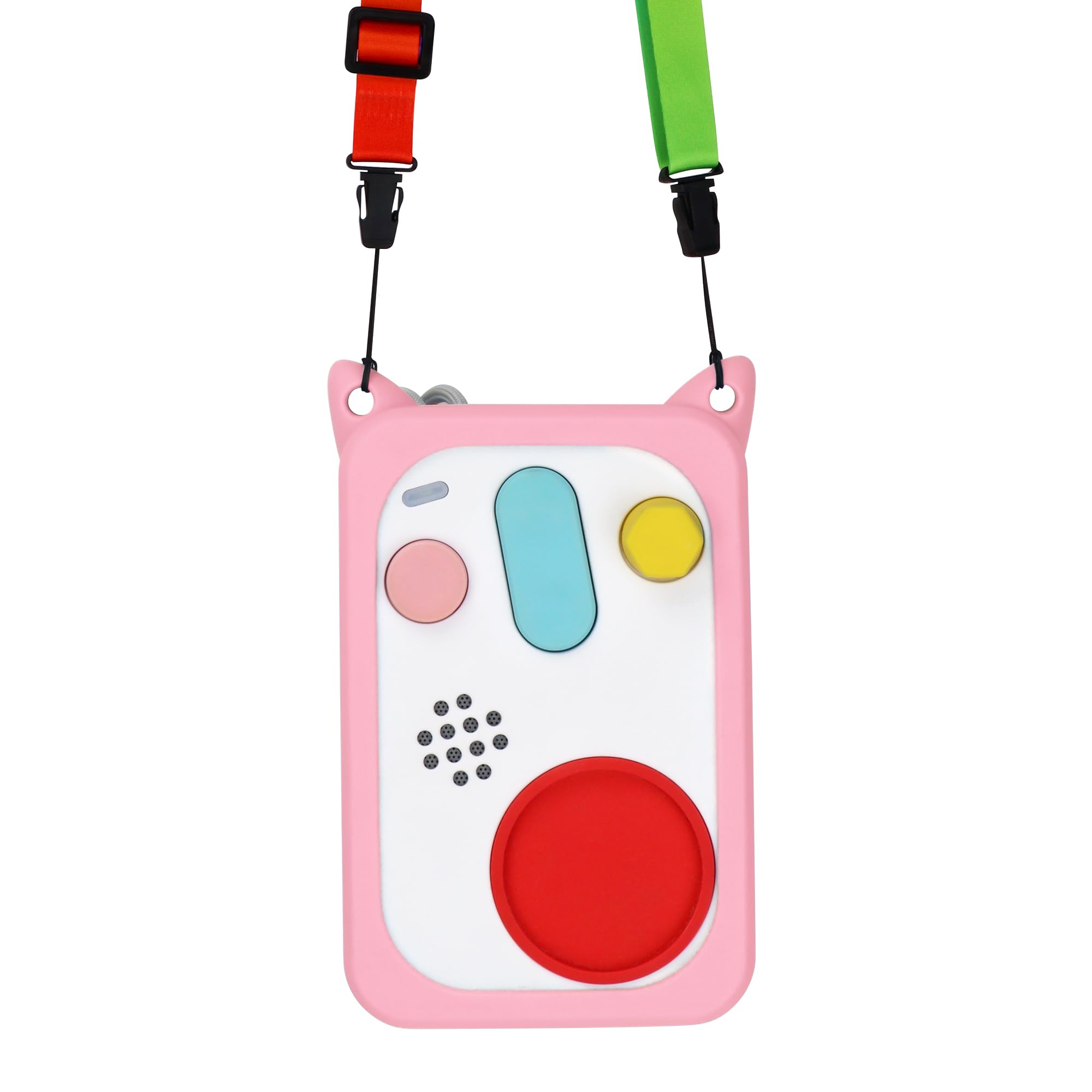 Custodia Protettiva per FABA+ Raccontastorie, Rosa | In Silicone, Cordino