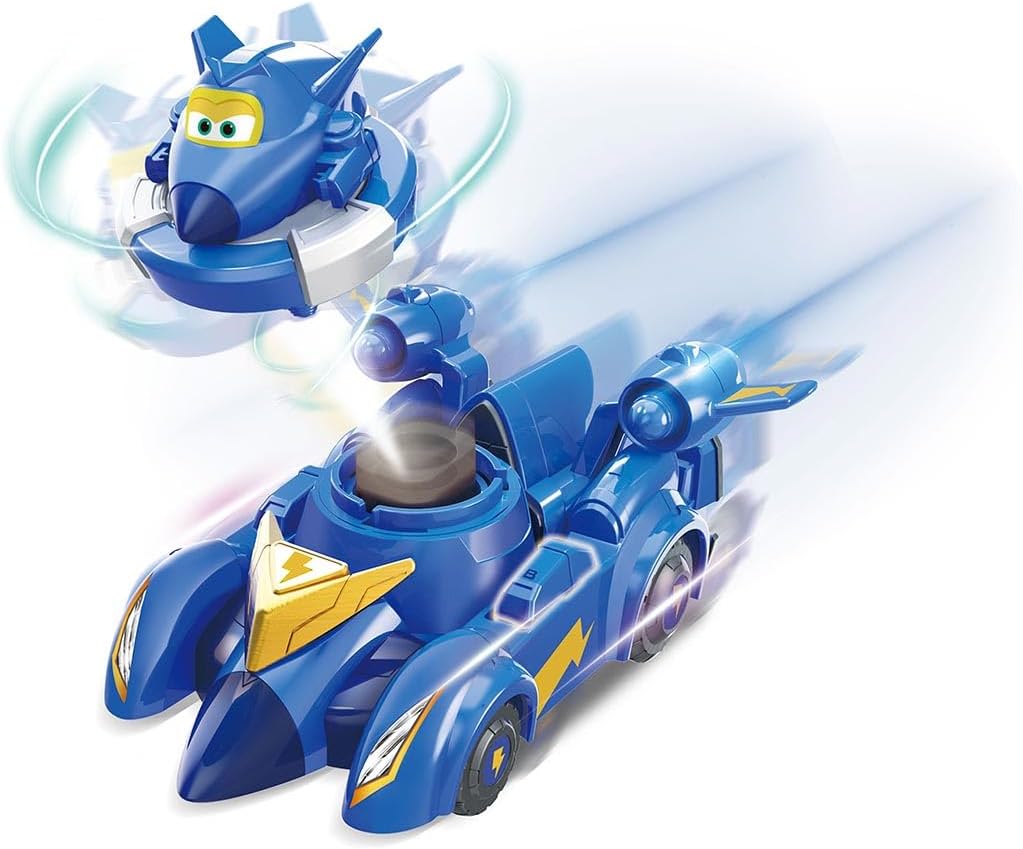Jerome Super Wings Turning Figure Vehicle, Sunny