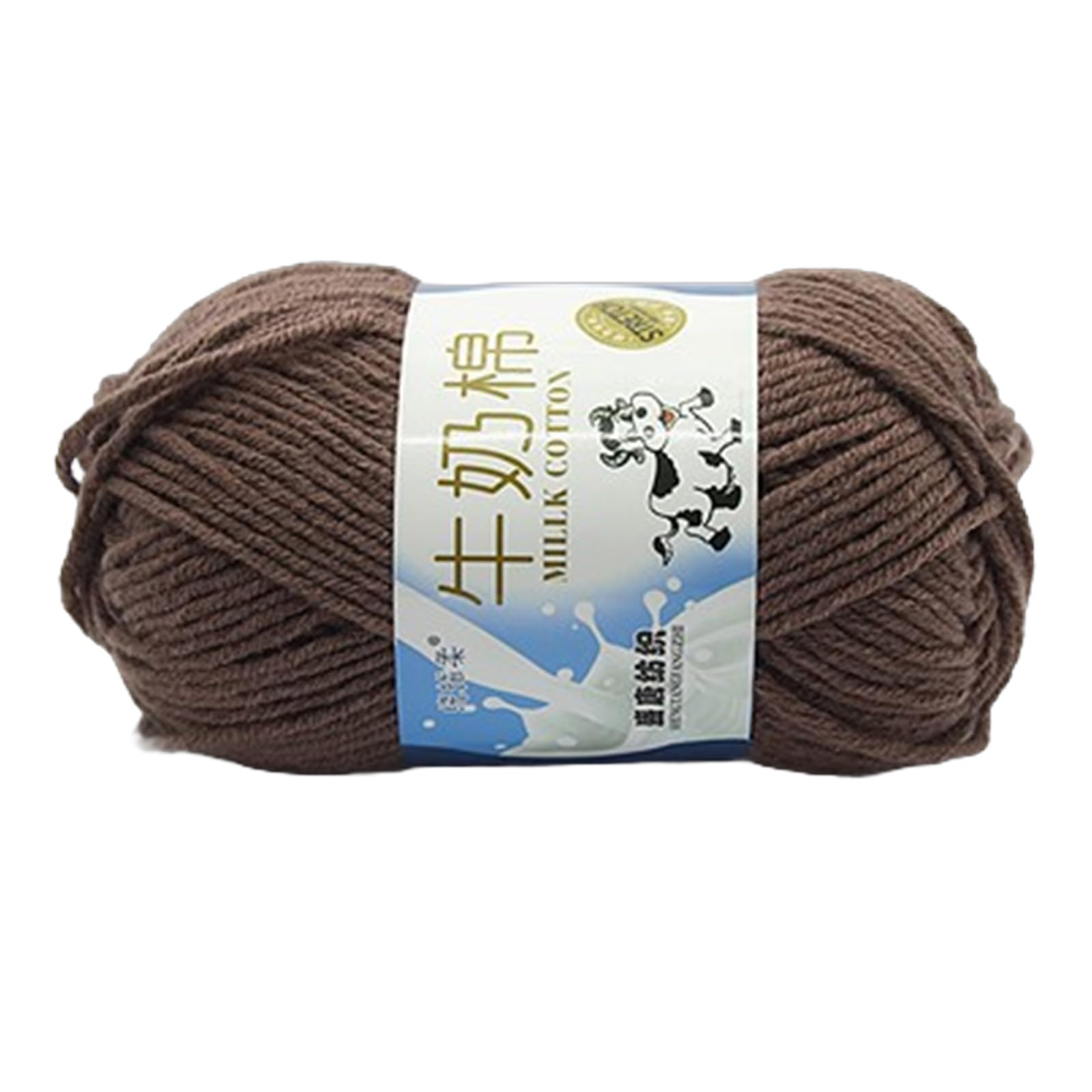 Jazuaiao Milk Cotton Yarn Hand Knitting Yarn Multicolor Soft Cotton Threads Baby Crochet for Scarves Blanket Shawls Hat Milk Soft Crochet and Knitting