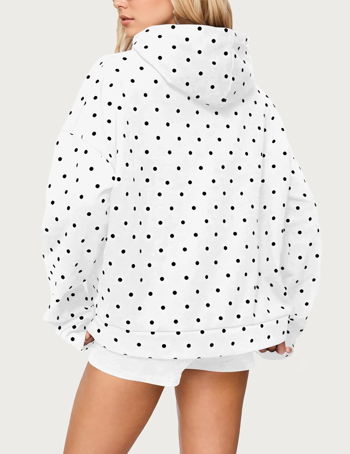 Womens Camo Hoodies Maple Leaf Print Oversized Hooded Pullover Shirt Fleece Long Sleeve Camo Sweatshirt With Pocket - Image 2