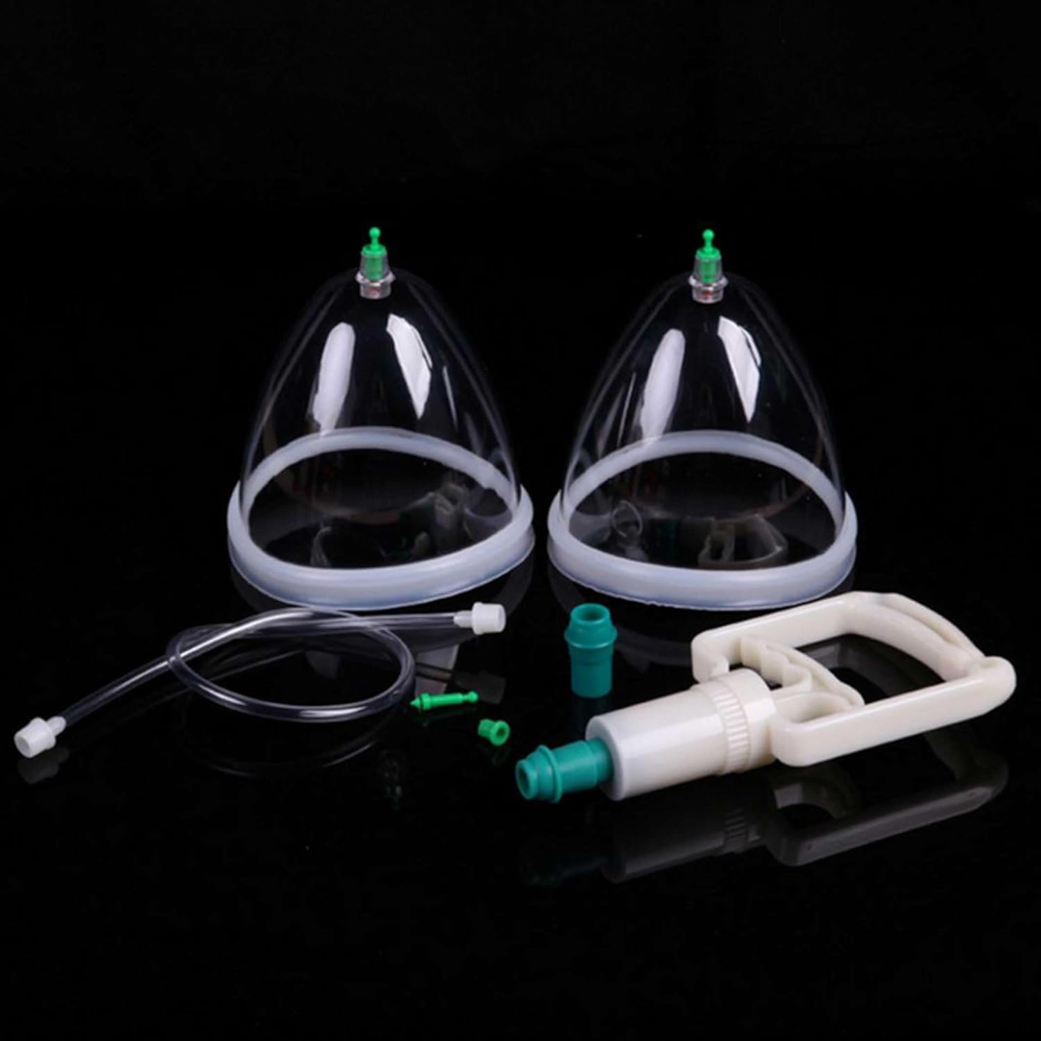 Vihan Marketing Professional Vacuum Cupping Body Massager Enhancement Fat Cups Massager Big Size with Pump Vacuum Therapy Cups (B0CSPB5JK9) Amazon Price History, Amazon Price Tracker