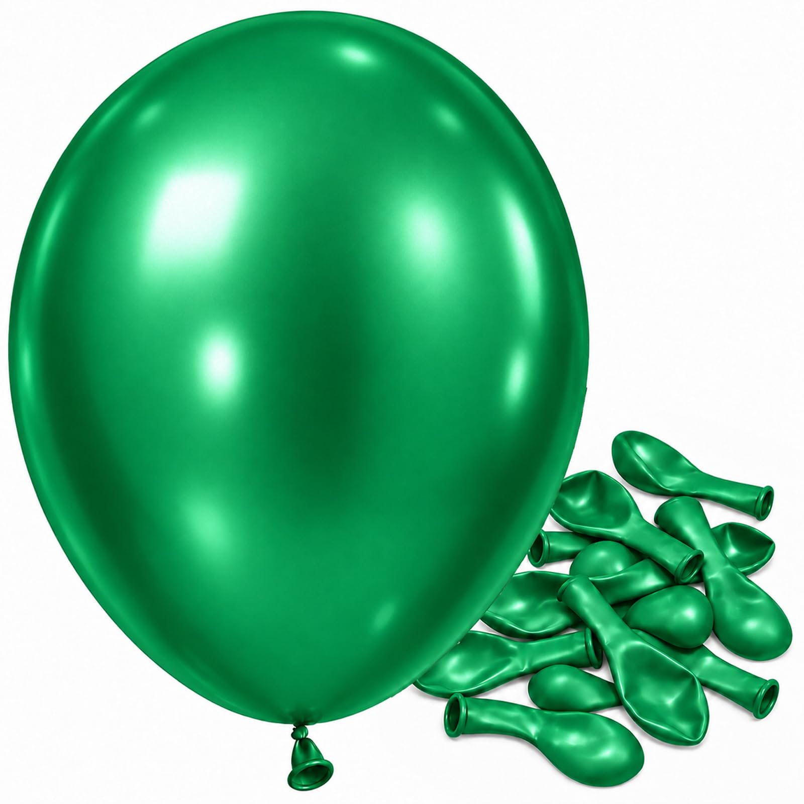 Jobkoo Lime Green Balloons, 5 Inch Mini SmallLight Neon Kelly Green Balloon