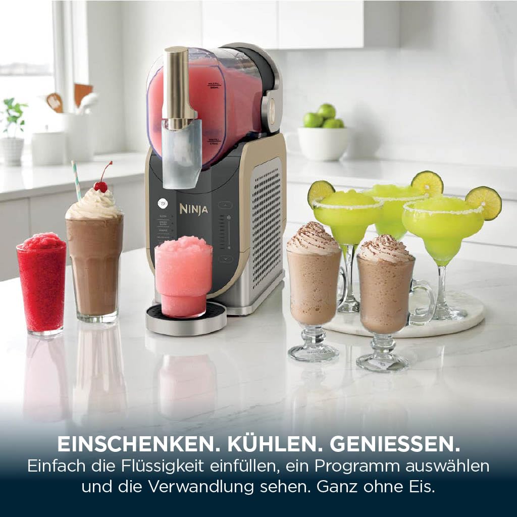 Ninja SLUSHi Maschine für Slush, Eis-Cocktails, Frappé, Milchshakes & gefrorenen Saft, ohne Eis o... Ansicht 3