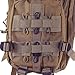 Yatrouys Tactical Gear Holder Clip Molle Web Dominator Elastic Strings Buckle 10pcs for Tactical Backpacks Molle Bags (Army Green)