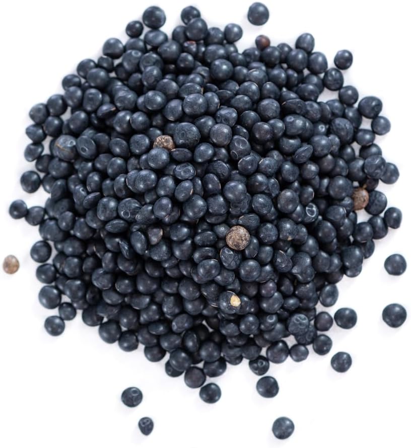 Organic Black (Beluga) Lentils 1kg (BWFO)