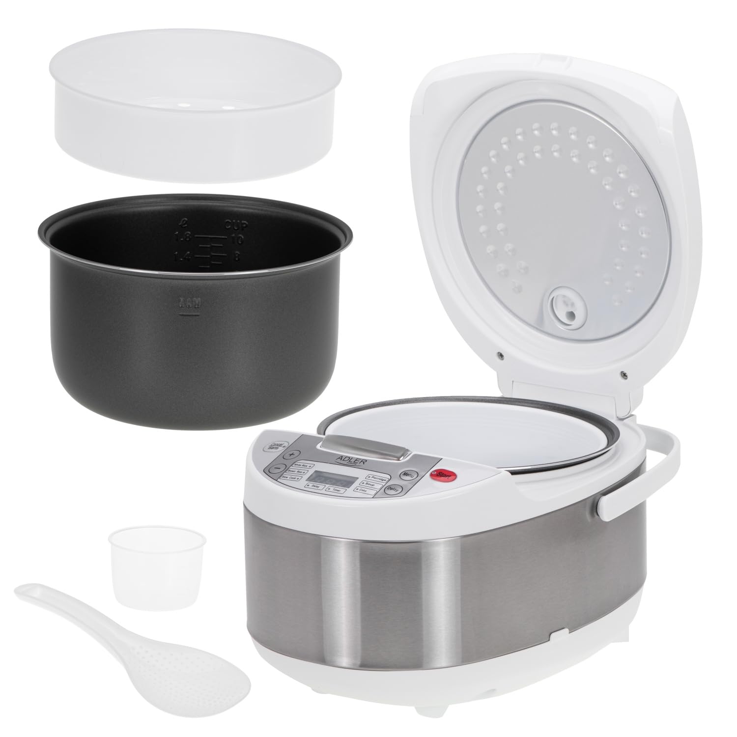 ADLER Multicocina 6 en 1 3,25 L 700 W