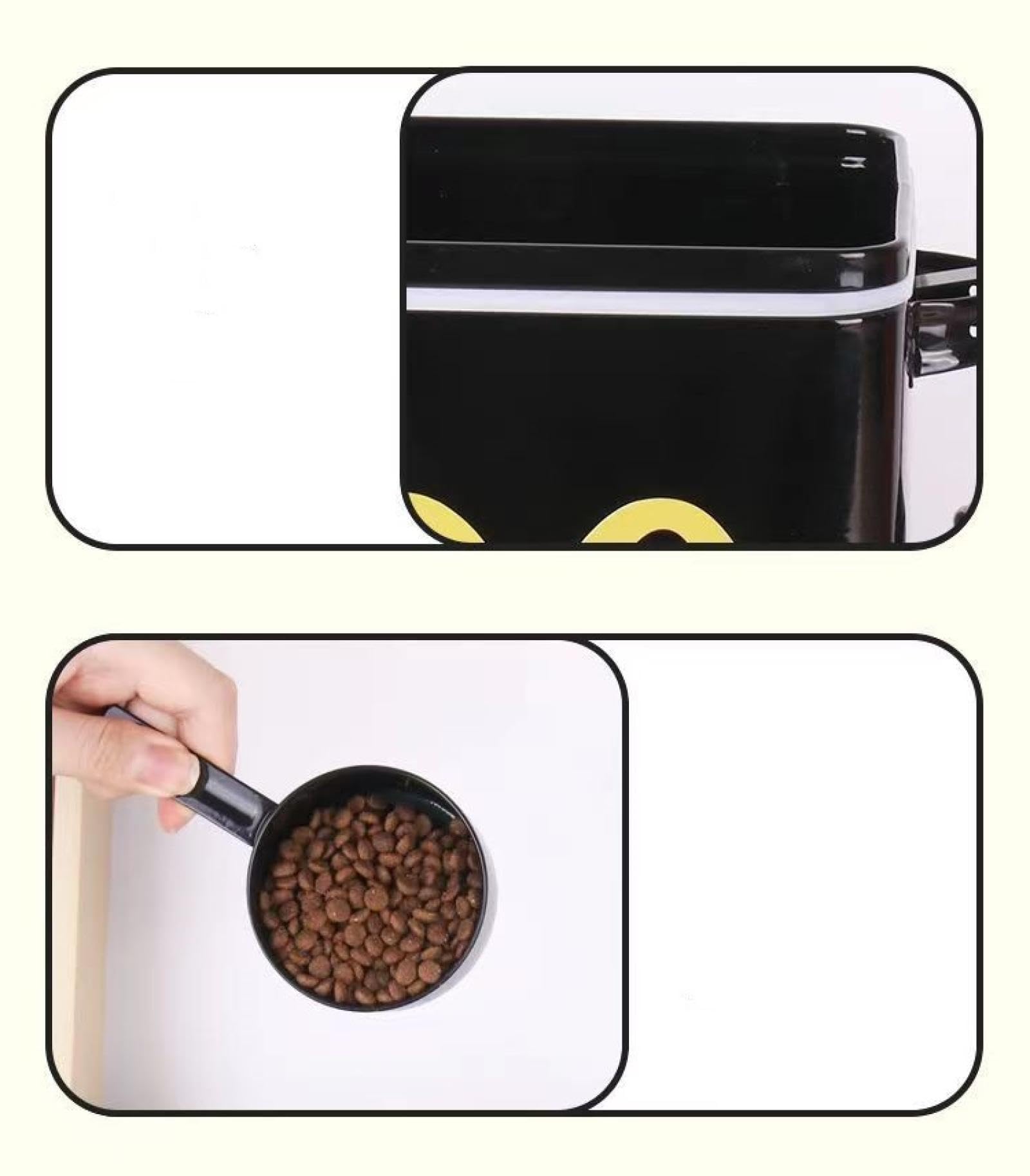 Amazon.co.jp: フードストッカー 真空保存容器 米びつ 食品保存容器 猫