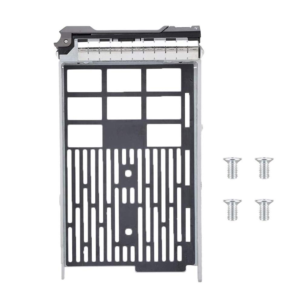 RGBS 3,5" SAS SATA Festplatte Tray Caddy mit Drive Befestigungsschrauben für Dell 8,9 cm F238 F 0 G302D G302D 0F238F 0X968D X968D SAS/SATAu, Dell PowerEdge R610, R710, T610, T710 mit 4 Schrauben