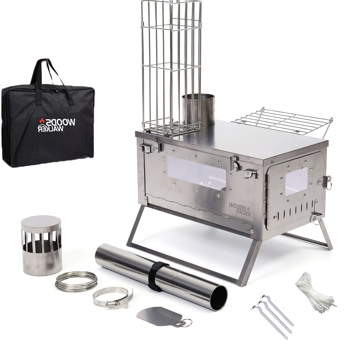 Buy Kcelarec Outdoor Titanium Camping Tent Stove, Outdoor Wood Burning