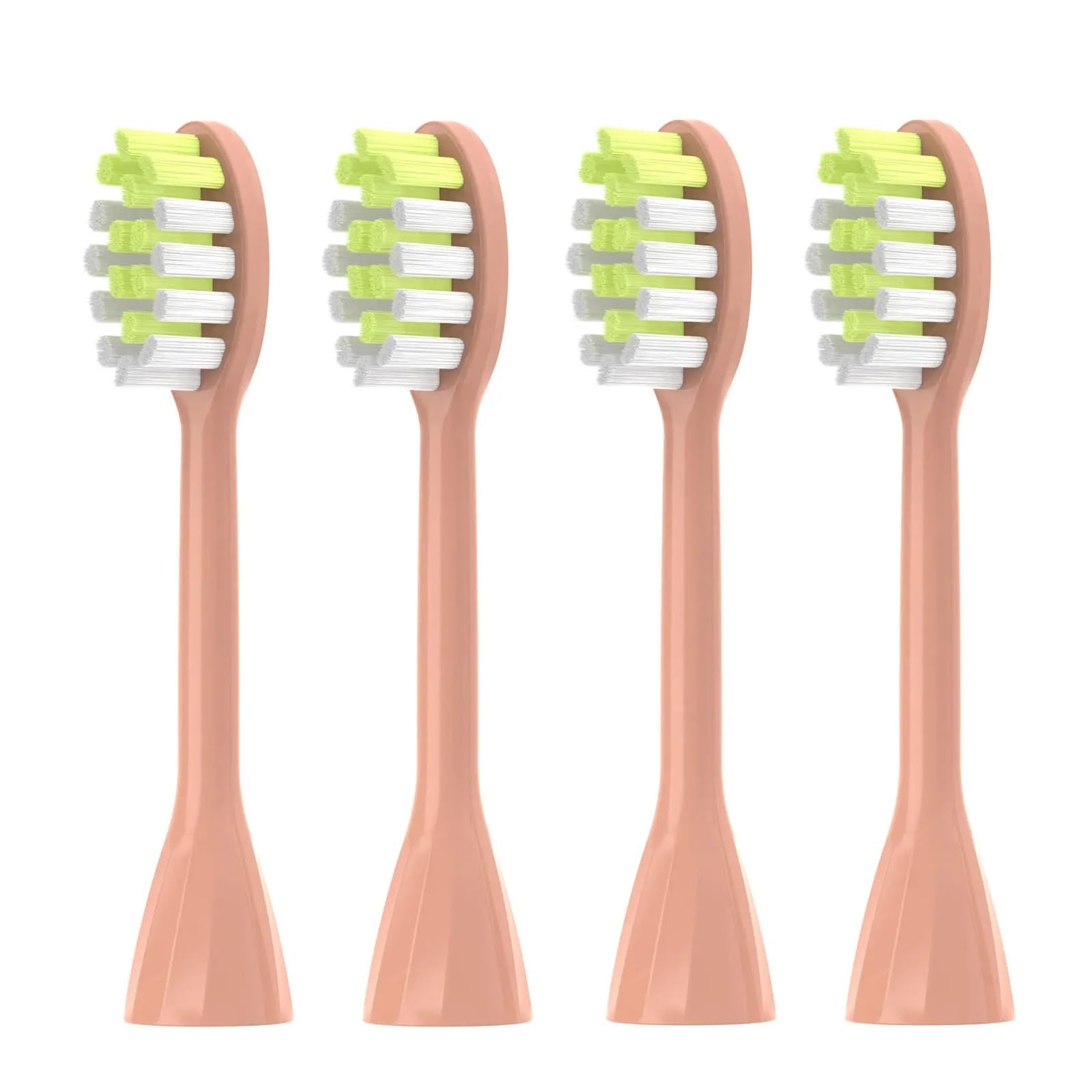 4Pack Replacement Toothbrush Heads Compatible for Ph One Soni Care Electric Toothbrush Head HY1100 HY1200 BH1022 Pink