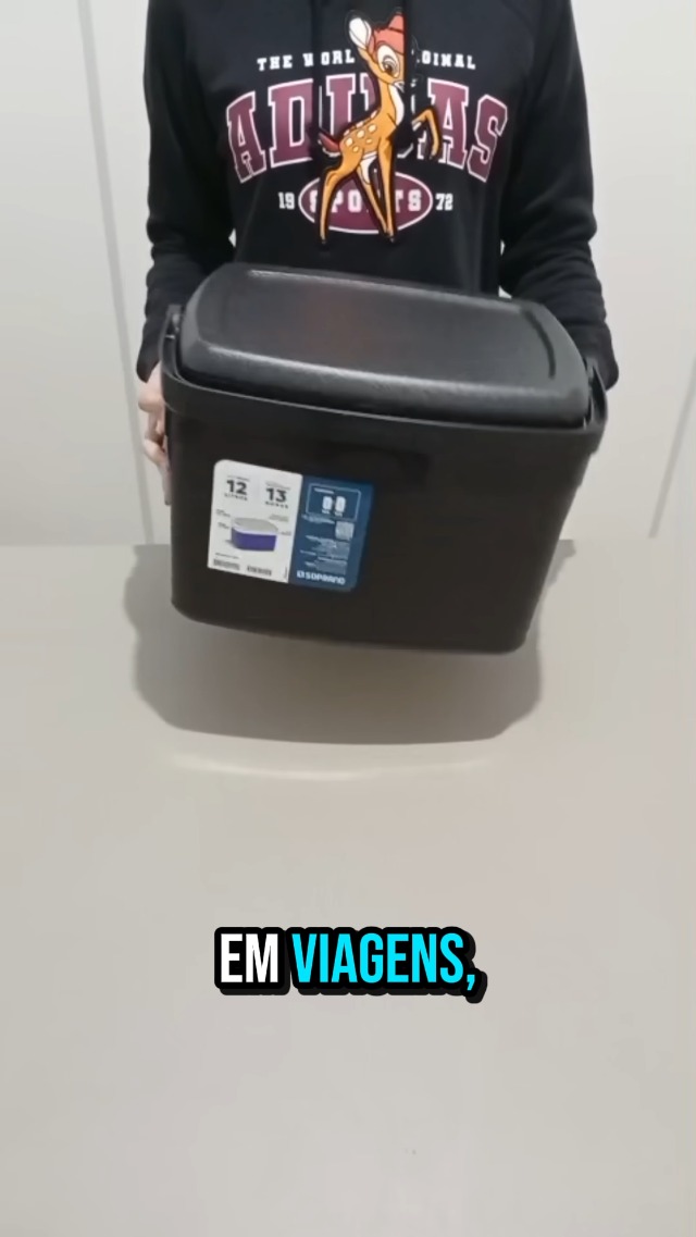Caixa Térmica Tropical 12L, Soprano, 5055, Preto, Médio | Amazon