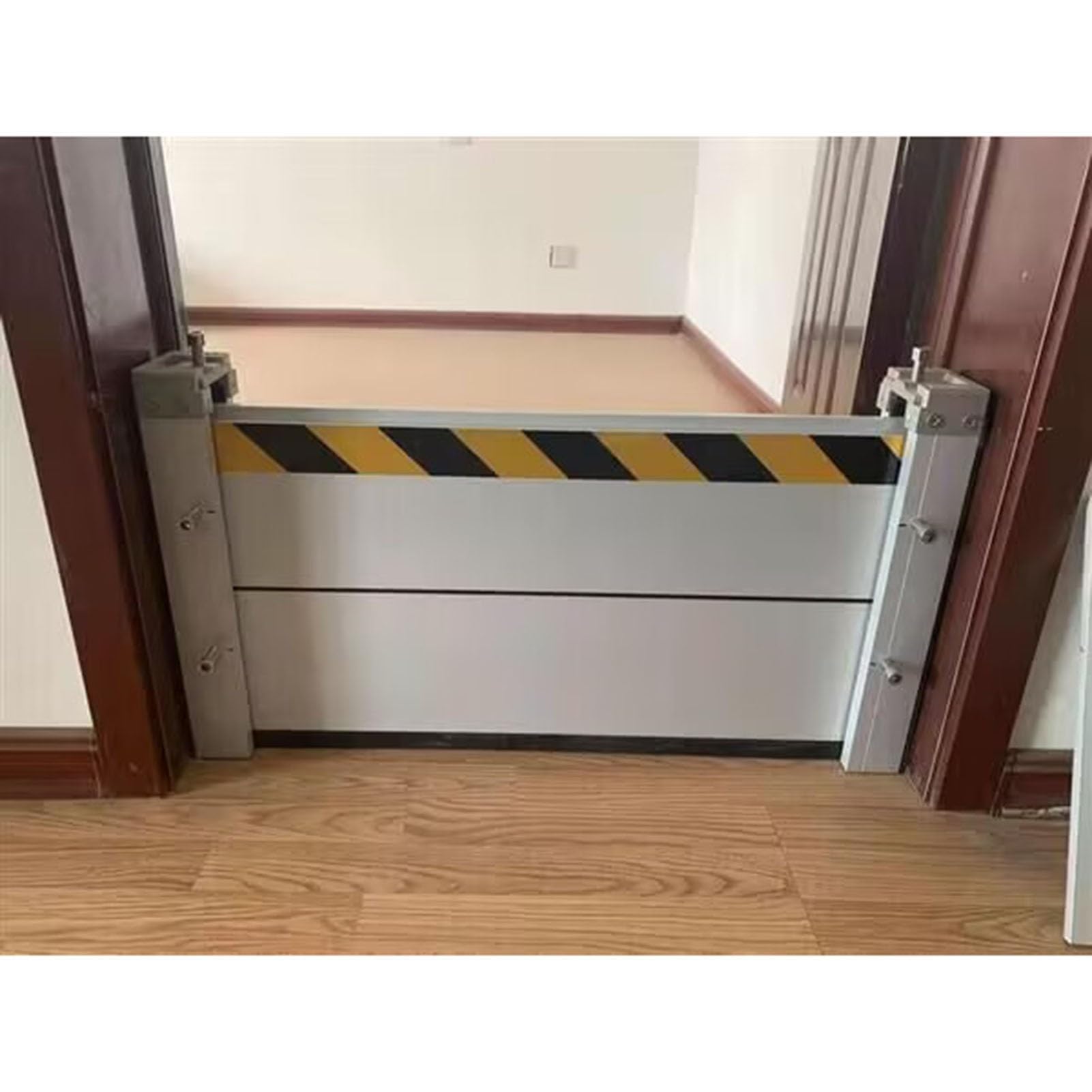 Barrière anti-inondation en aluminium robuste avec système de bûches d'arrêt