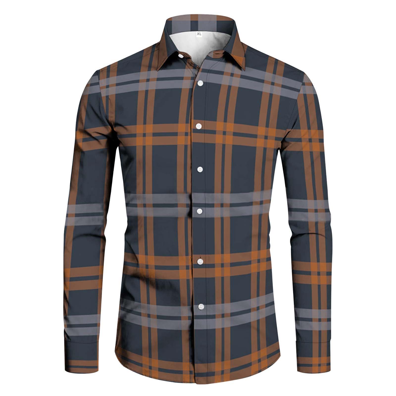Genérico Camisas Hawaianas Hombre Camisas Hombre Manga Larga Verano Casual Camisas Hombre Manga Larga Verano Antiarrugas Camisa Blancas Hombre Manga Larga