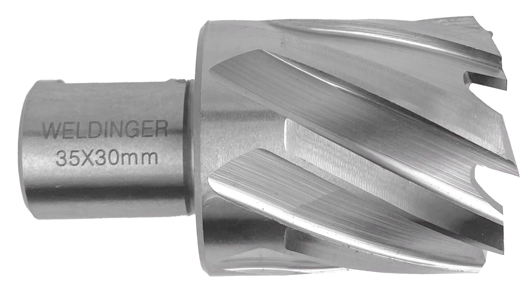 WELDINGER Vollschliff-Kernbohrer HSS M2 Weldon für Magnetbohrmaschinen 35 mm Durchmesser
