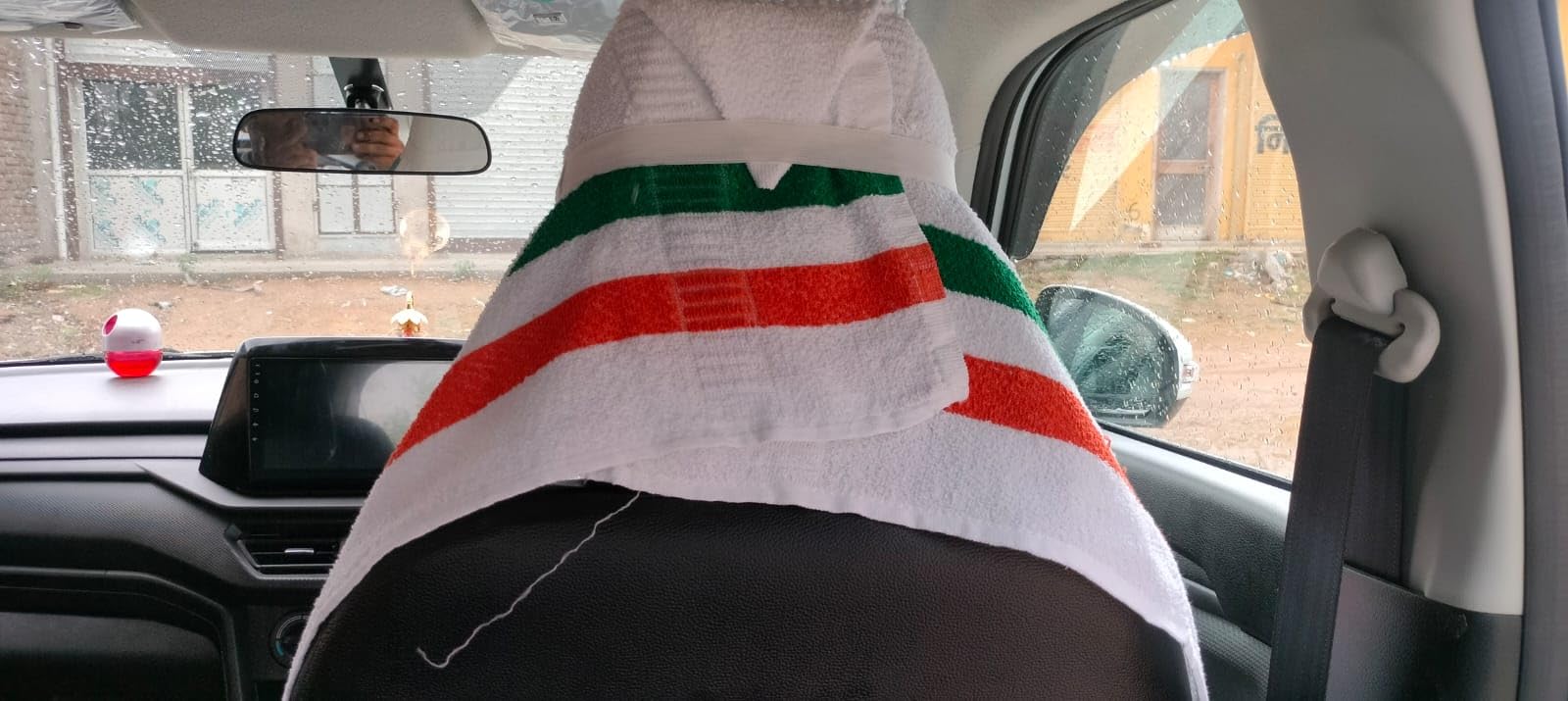 ROMAN HOME100% Superfine Cotton Solid Large Luxury ALL Car Seat towel with Tie Knot & elistick 550 GSM (Pack of 1) white (B0C14VDYNP) Amazon Price History, Amazon Price Tracker