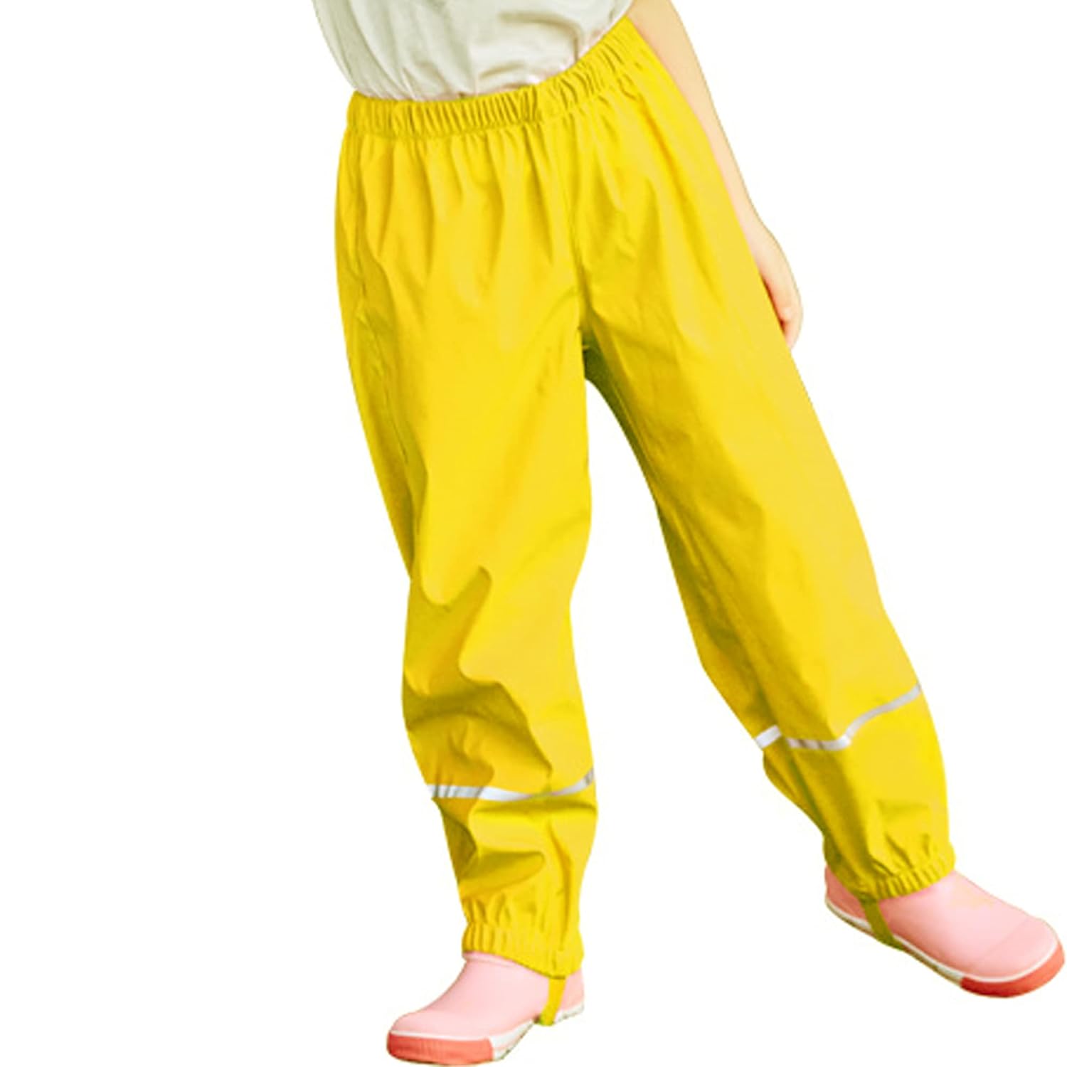 Boys Girls Waterproof Rain Pants Unisex Kids Rain Pants Children Rainwear Waterproof and Windproof 4-5 Years Navy