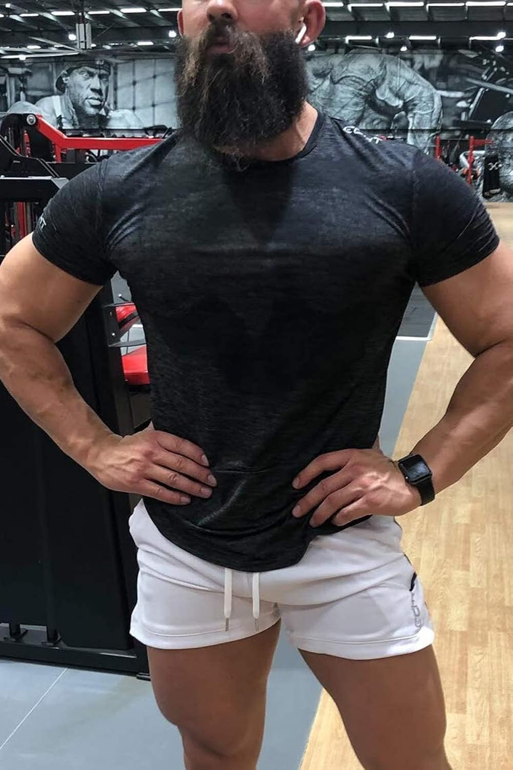 sandbank Men's 5" Gym Workout Short,Quick Dry Active Running Bodybuilding Shorts with Pockets - Image 3