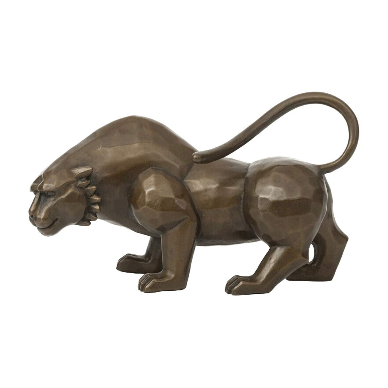 Statue tigre en laiton pour embellir votre salon et harmoniser votre maison