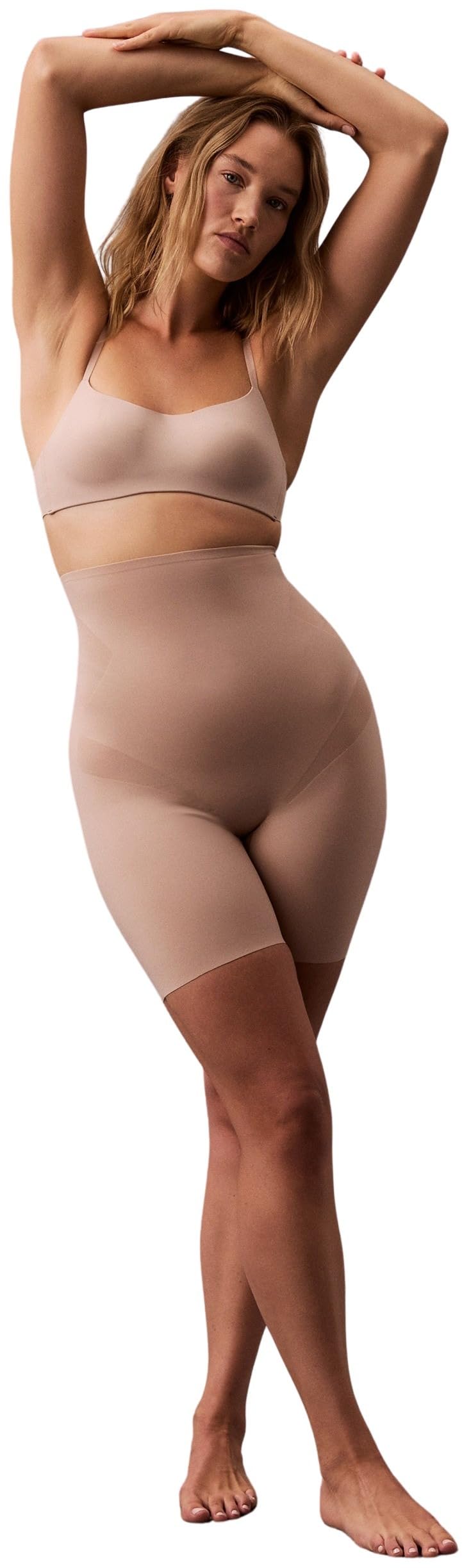 Calvin Klein Braguitas Moldeadoras Mujer Shorts Mid Thigh Short Efecto Reductor