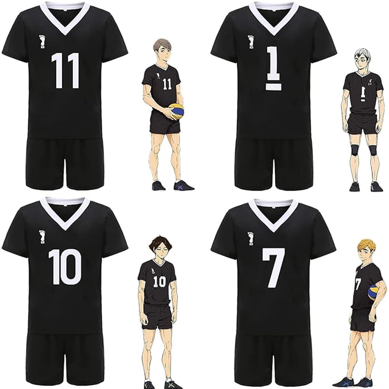 Amazon.co.jp: ハイキュー!! 周辺 稲荷崎高校 ユニフォーム 北信介 宮