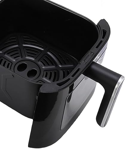 Miniatura 7 de Pwshymi Freidora sin aceite, cocina eléctrica eficiente de gran capacidad para pollo a las papas fritas con ventana visual para la cocina del hogar,