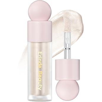 Erinde Liquid Highlighter Makeup, Face Highlighter Bronzer Makeup Stick, Natural Glossy Finish Blush, Lightweight Blendable S