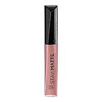 Vista 7 de Rimmel London Stay Matte Liquid Lip Color con cobertura completa, a prueba de besos, impermeable, fórmula de lápiz labial mate que dura 12 horas