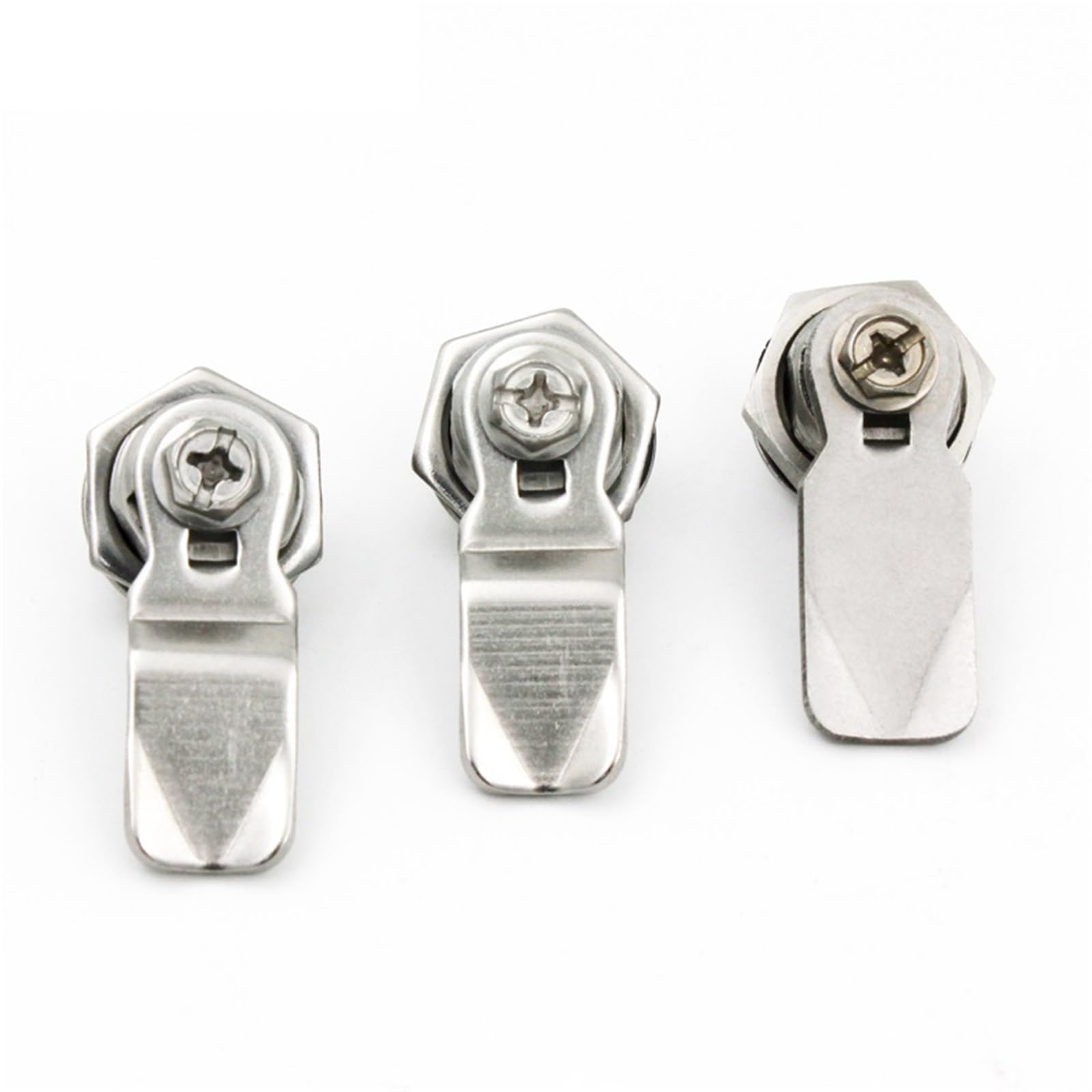 Matériel de montage distributeur automatique en acier inoxydable tubulaire clé armoire cylindre serrure à came triangle serrure cylindre petite serrure ronde 1 pièces