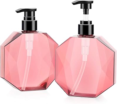 Amazon シャンプーボトル おしゃれ ランキング Segbeauty ディスペンサー容器 ピンク 300ml 2本セット 詰め替えぼとる 洗剤 アルコール ソープ シャンプー用ディスペンサー ホーム キッチン オンライン通販