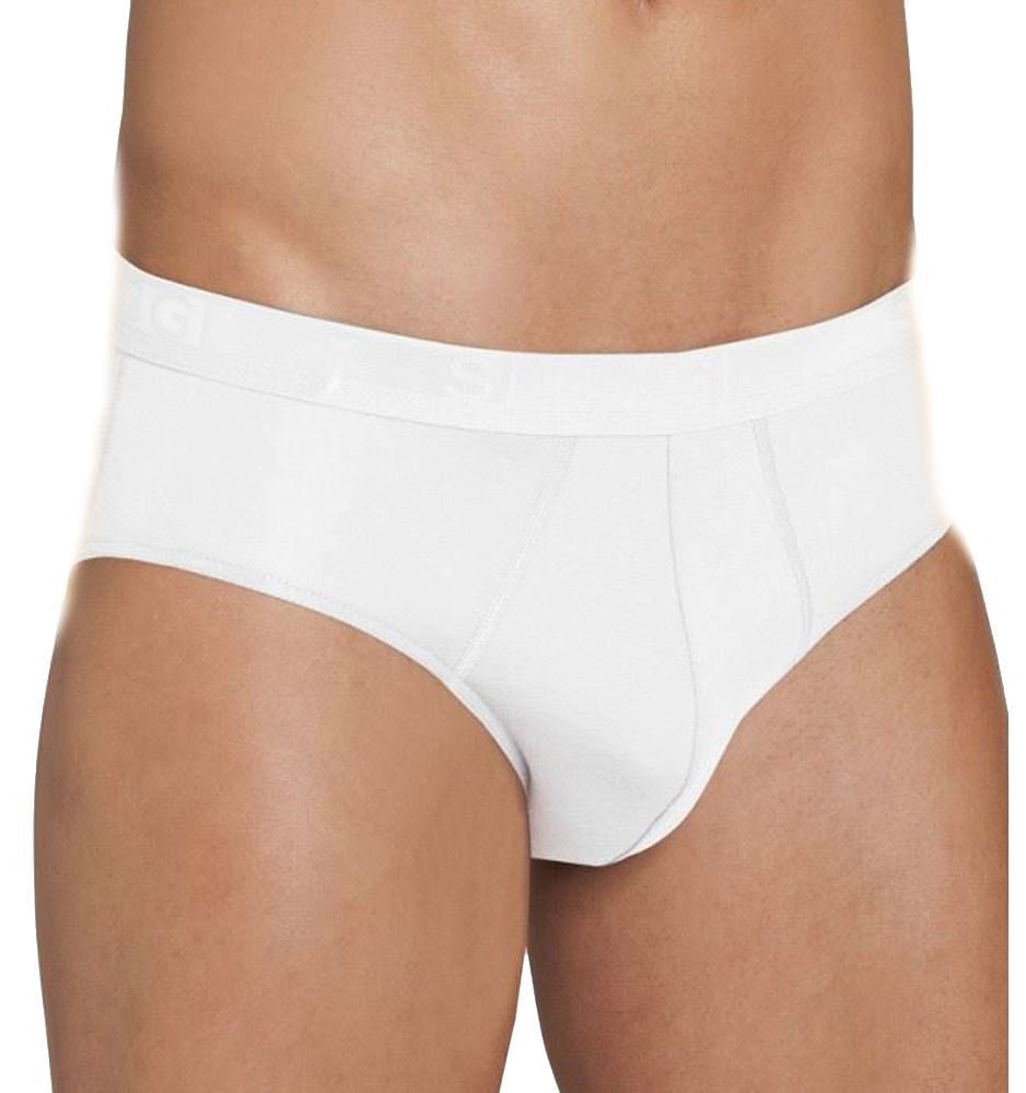 sloggi men Evernew Midi Boxer Briefs, White, Small (Manufacturer Size:32)