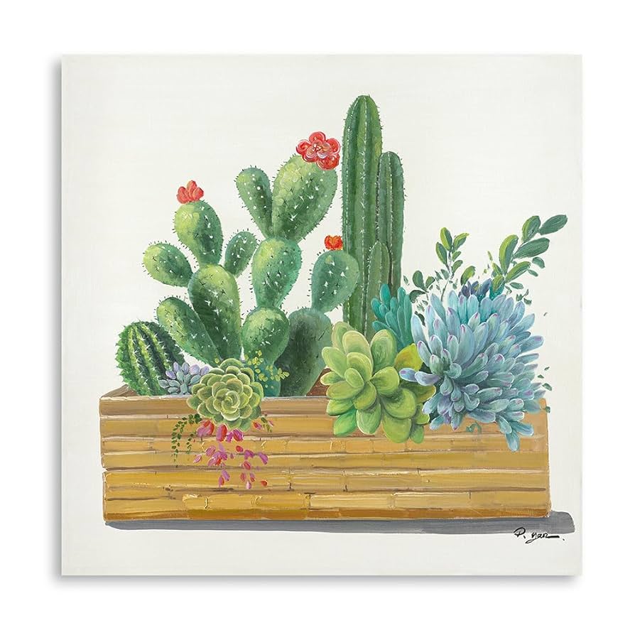 ボタナイズ バナケン 点描画 絵 ポスター 塊根植物 サボテン