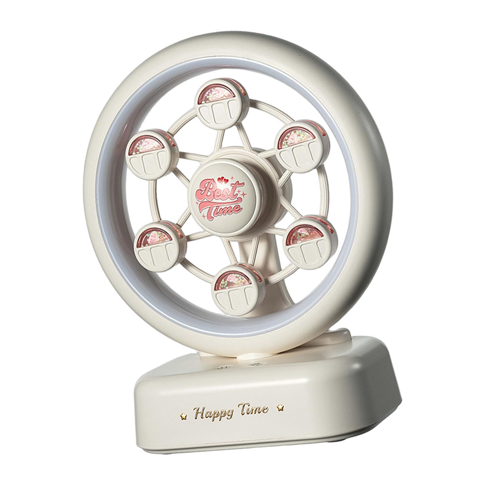 Jazuaiao Unique Ferris Wheel Shape Music Box Night Light with 100 Hours Runtimes and Soft Glowing Suitable for Creating Ambiances Music Coordinate Lighting