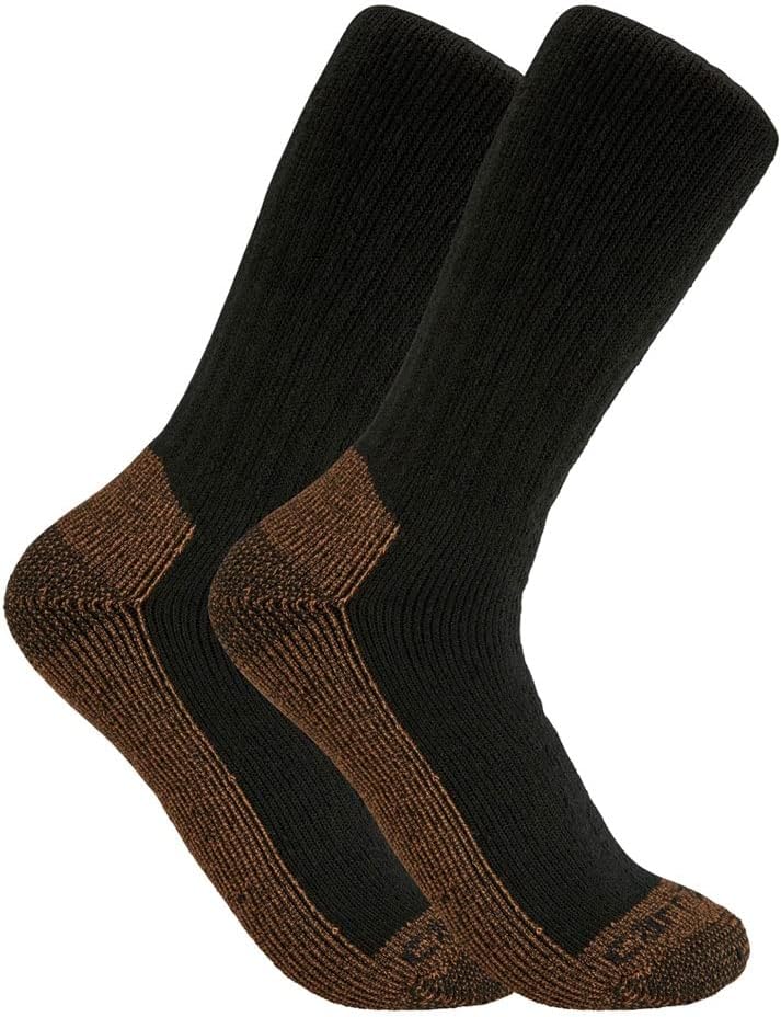 Men's SB7672M Midweight Steel Toe Boot Sock 2-Pack