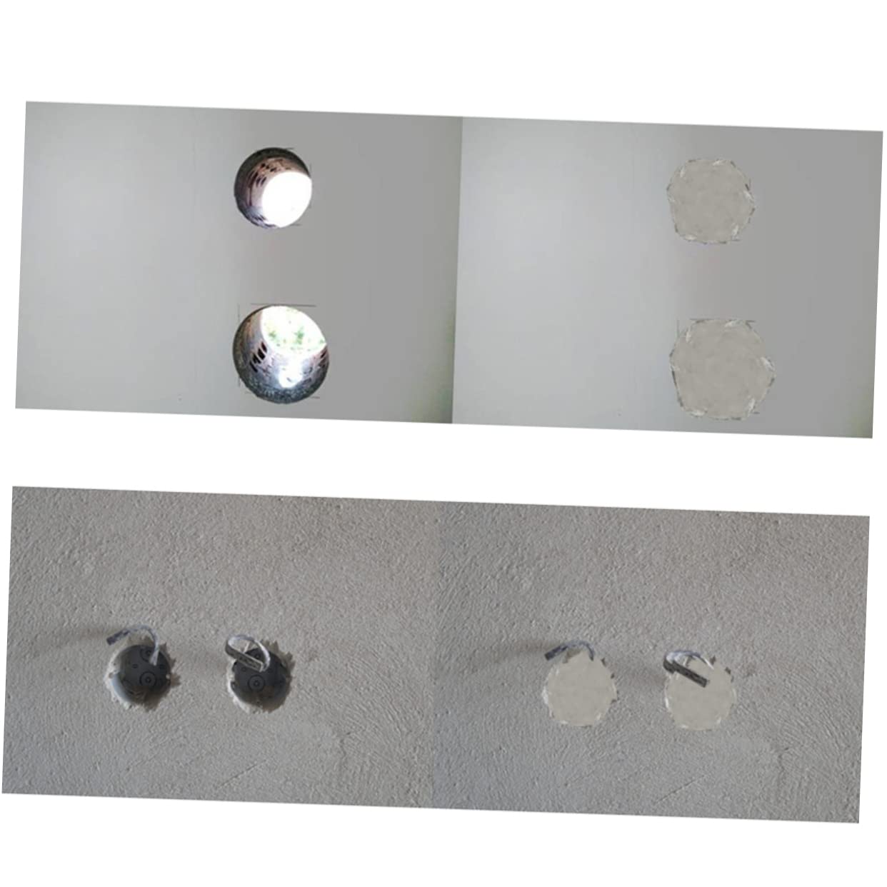 Generic 1 Set 8pcs Sealing Clay Duct Sealant Pipe Sealant Air Conditioning Hole Waterproof Tube Door Insulation Strip Draft Excluder Tape Tube Paste Sealing Glue