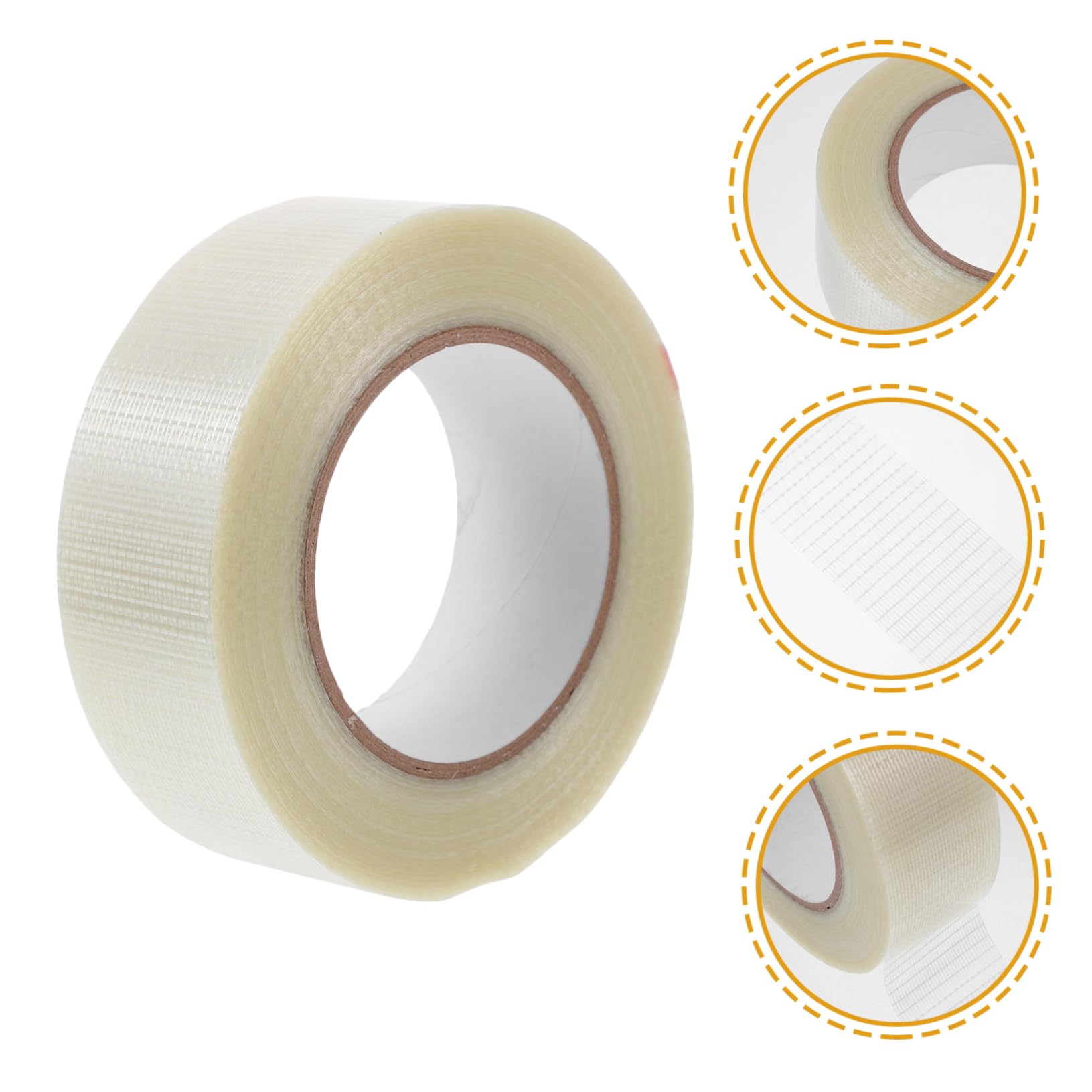 5 Rollen Hochbelastbares Klebeband Transparentes Reparaturband für Zelt Abdeckung und Verpackung Temperaturbeständig Hervorragender Klebkraft