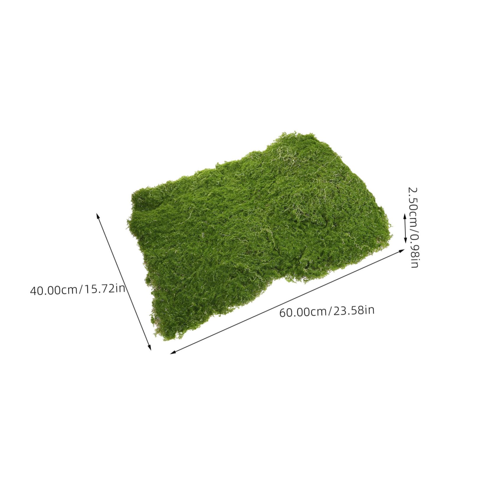 Totority Artificial Moss Fairy Garden Kit DIY Grass Mat Fake Turf Decor for Table Landscape Craft Fake Lawn Adorn