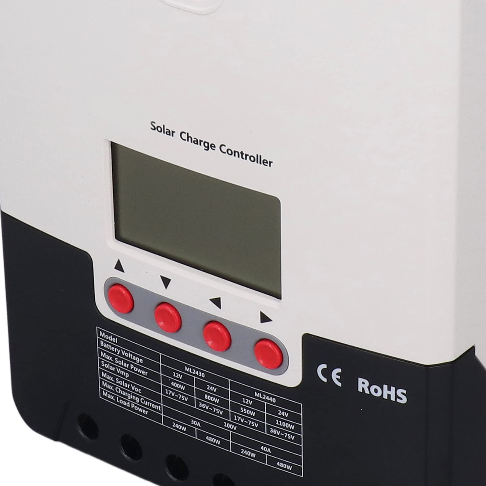 ViaGasaFamido Regulator ładowania Słonecznego MPPT 30A 12V 24V z