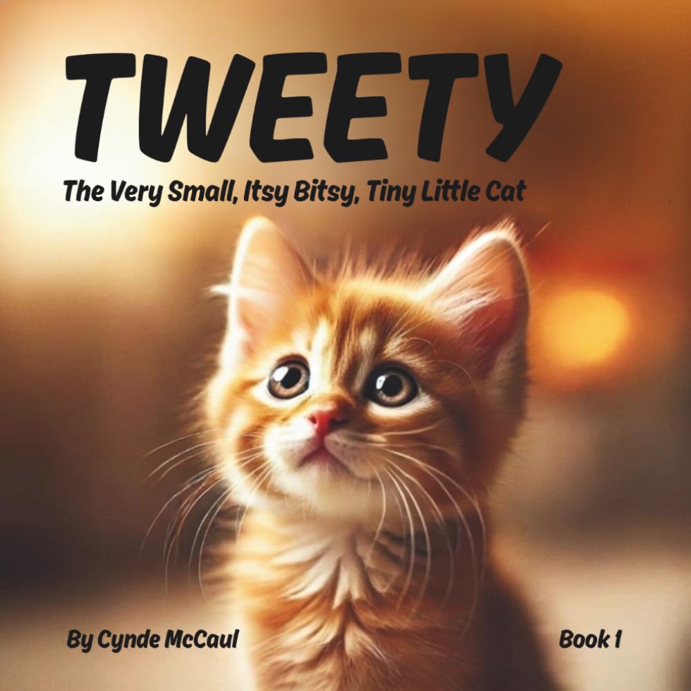 TWEETY The Very Small, Itsy BItsy, TIny Little Kitten Who thought He Was a Mountain Lion