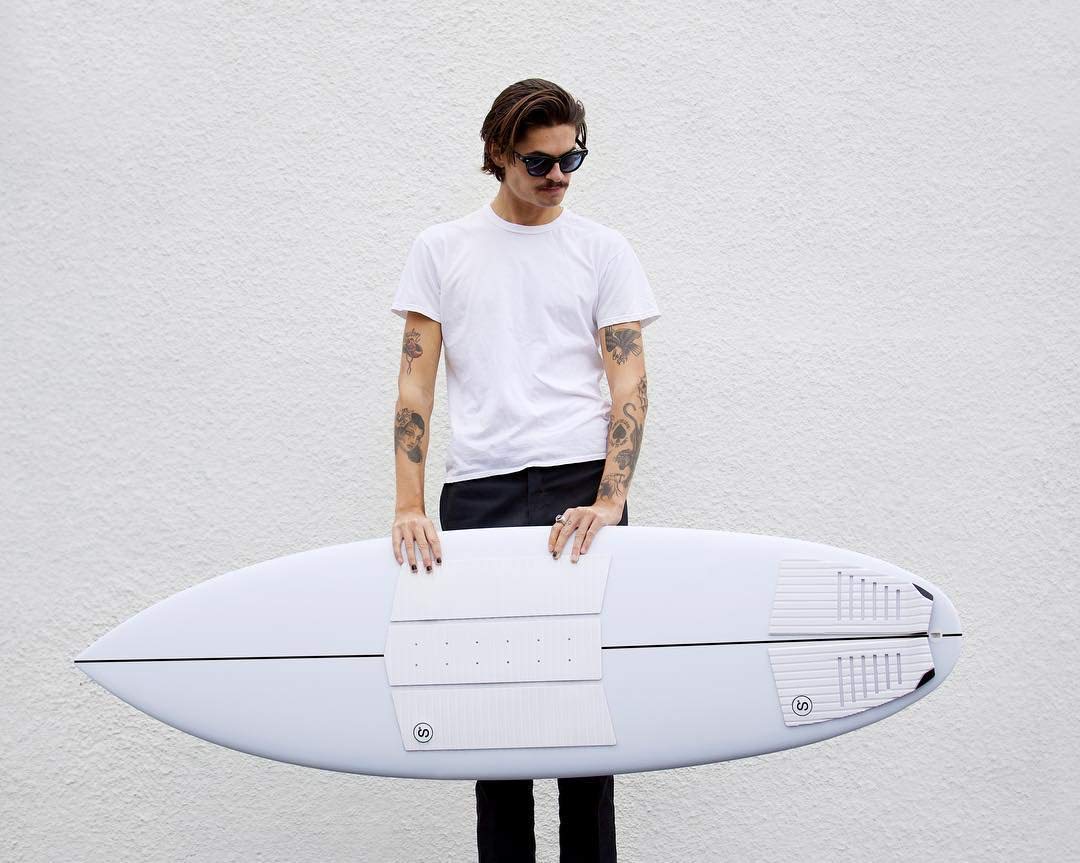 サーフィン・ボディボード 3PIECE Front Surfboard deck grip Amazon.com: SYMPL Surfboard Front Traction Pad • 3 Pieces