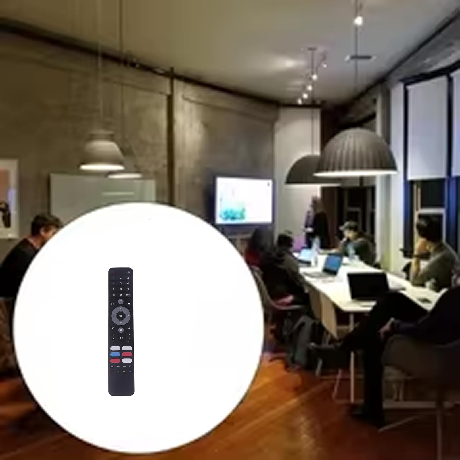 Telecomando multifunzionale facile da usare con tecnologia di segnali a infrarossi, design ergonomico per DEXP TV telecomandi universalmente telecomando
