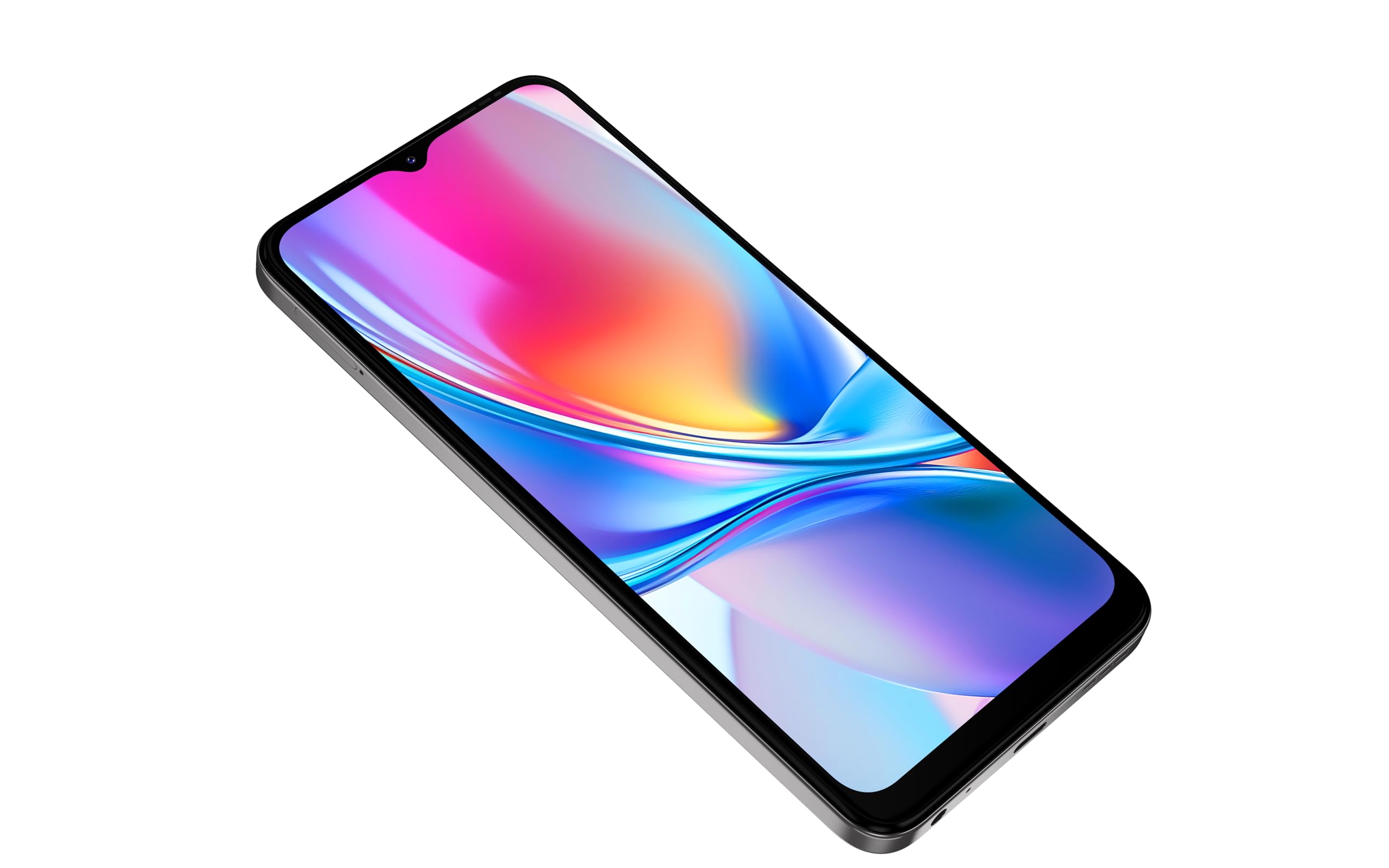 ZTE Blade A35e, Android-Handy，Smartphone ohne Vertrag: 2GB+64GB Speicher, Silvery Gray, 5000 mAh Batterie & 6.52" HD+Display