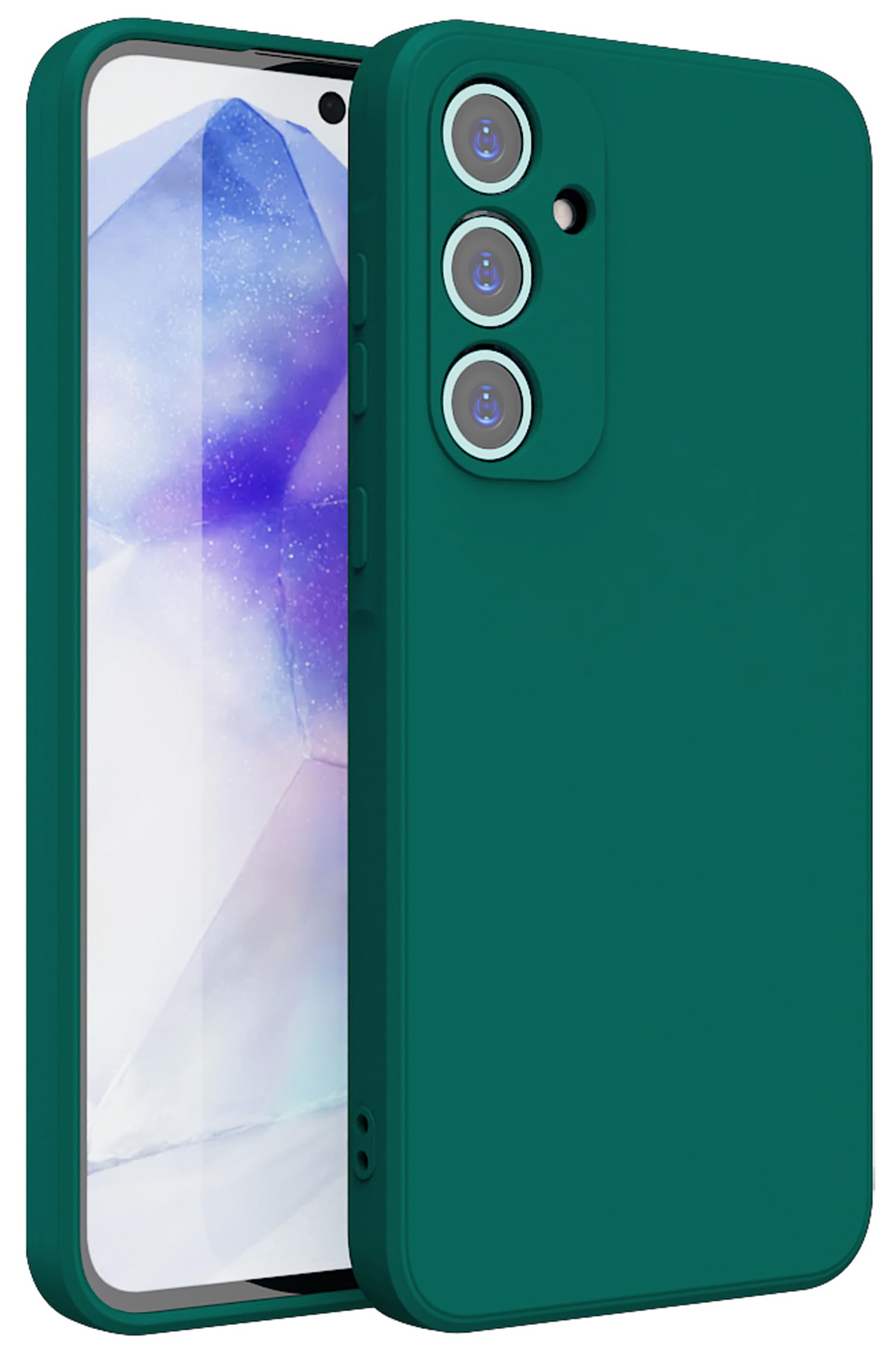 Kapa Matte Protective Lens Flexible Back Cover for Samsung Galaxy A35 (5G) | Slim Silicone with Soft Lining Shockproof Full Body Bumper Case (Green) (B0CZNR82SN) Amazon Price History, Amazon Price Tracker