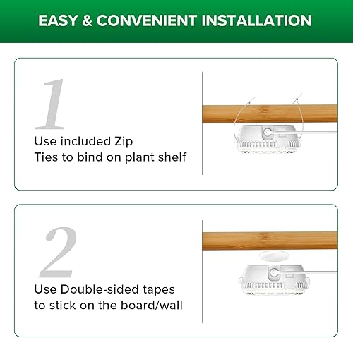 Miniatura 7 de SANSI Luz de crecimiento de disco, luz LED para plantas de interior, lámpara de cultivo de espectro completo de 10 W (equivalente a 150 vatios)