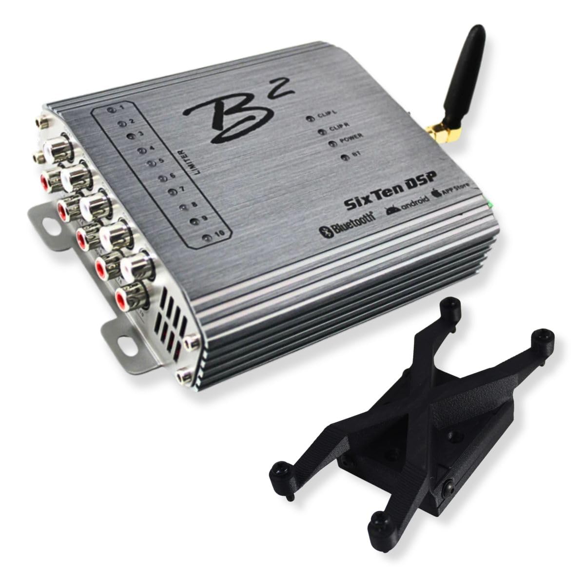 B2 Audio SixTen Titanium 10Ch Bluetooth DSP 4V 96kHz w Floating Mount Bracket