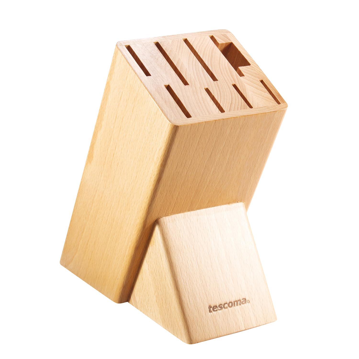 Tescoma Noblesse - Juego de 8 cuchillos y afilador de madera