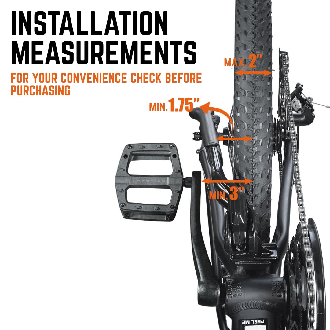 XLC KS-D05 Dual Kickstand 28 Bipod Fietsstandaard - zwart