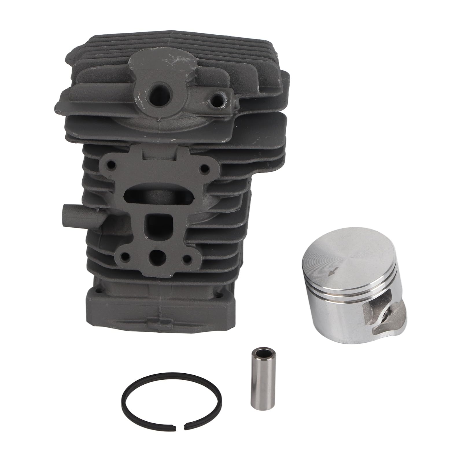 AMONIDA Zestaw Cylindrów Tłokowych Piły łańcuchowej o średnicy 40 Mm do Piły łańcuchowej MS211, Trwała Stal i żelazo, Niski Poziom Hałasu i Zużycie Paliwa, Części Zamienne