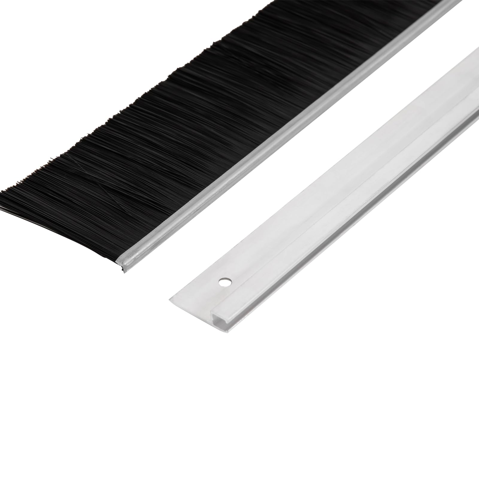Retsun 5 Piezas De 2.5 Pulgadas De Ancho PP Pelo De Aluminio Duradero Cepillo De Puerta
