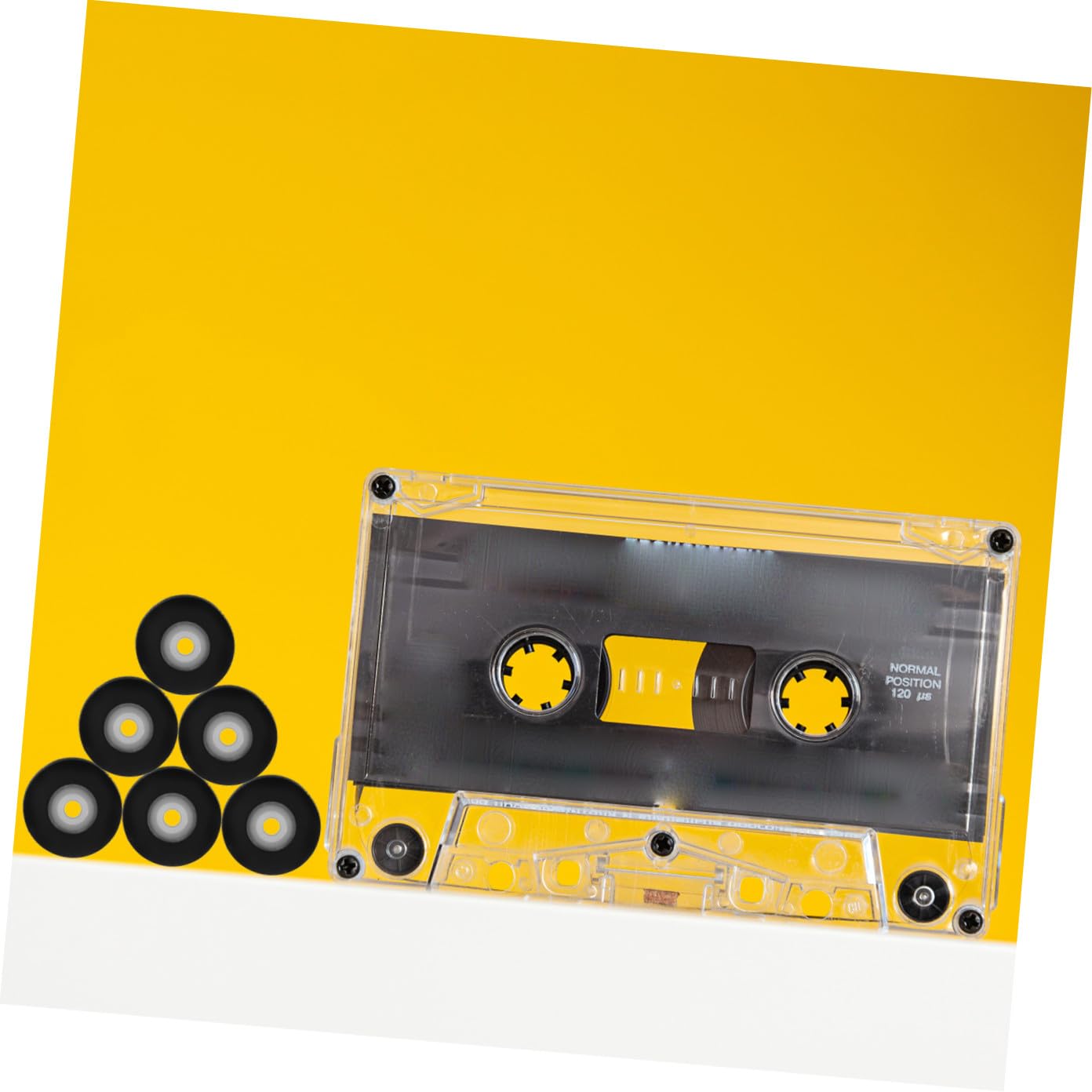 Garneck 10 Galets Presseurs pour Bande Radio, Rouleaux Pinceurs Compacts en Plastique, Diamètre 10 Mm, Kit 10 Pièces pour Enregistreurs Audio Portables et Entretien Matériel Audio